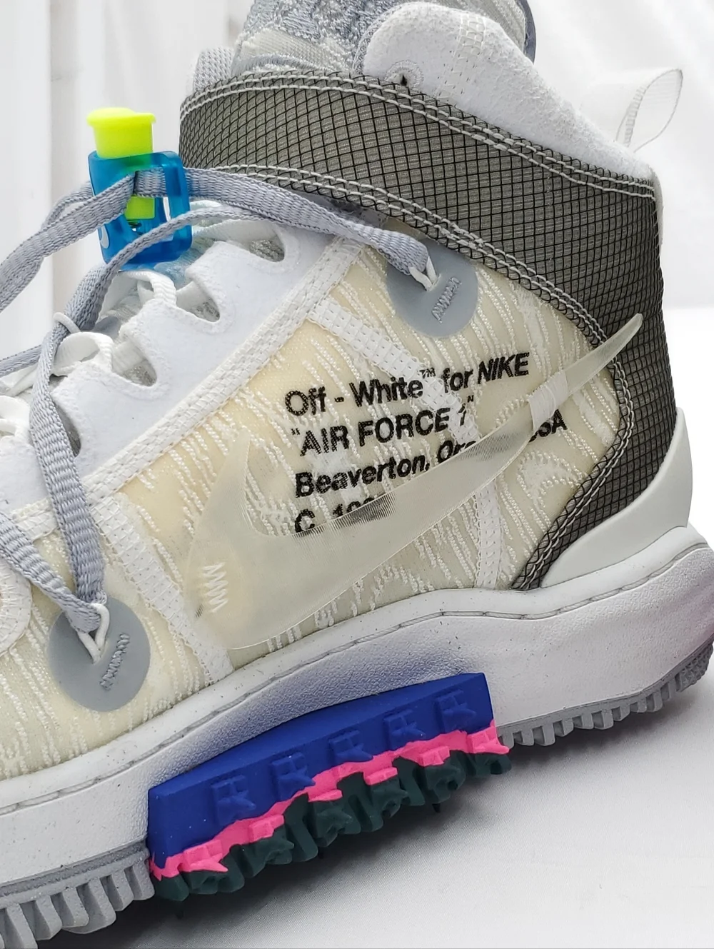 NEW NIKE x Off-White Air Force 1 Mid Virgil Abloh Streetwear Men‎s Shoes Size 12